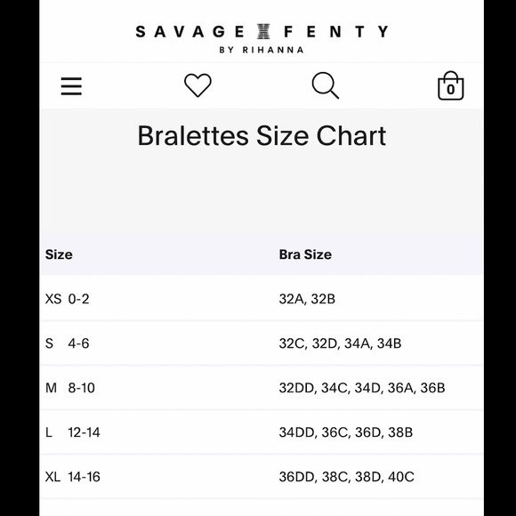 Savage X Fenty Lavender Glissenette Bralette Women’s Size XL - Picture 8 of 9